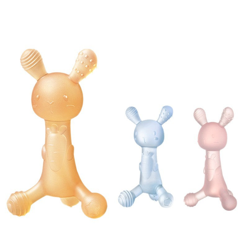 Teething Stick Made Of Baby Food-Grade Material, Boilable, Non-Stick Silicone For Infants During Teething And Oral Phase