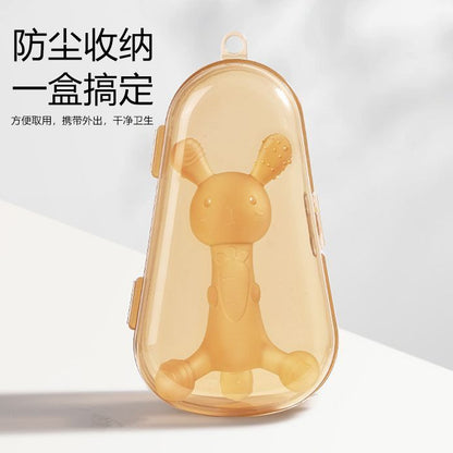 Teething Stick Made Of Baby Food-Grade Material, Boilable, Non-Stick Silicone For Infants During Teething And Oral Phase